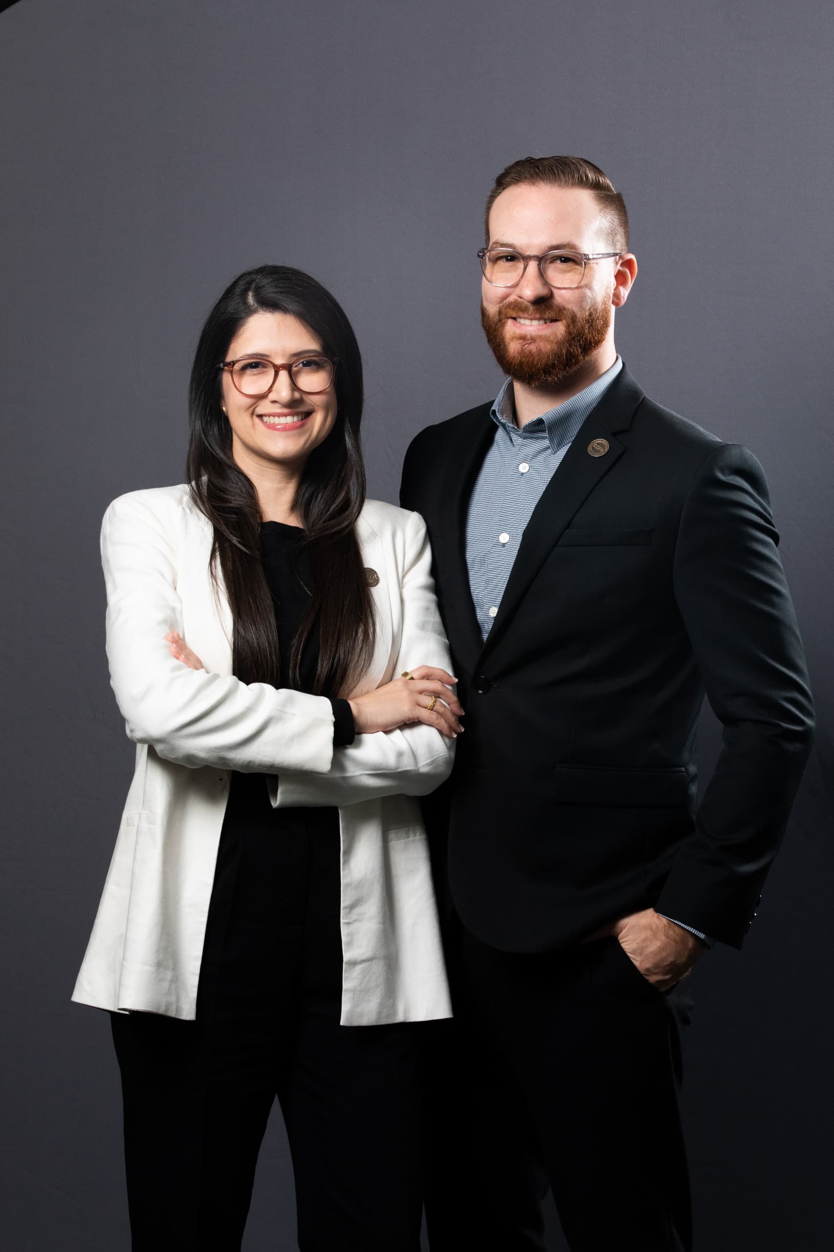 Sonia Sofía Dávila y Eric Armbruster